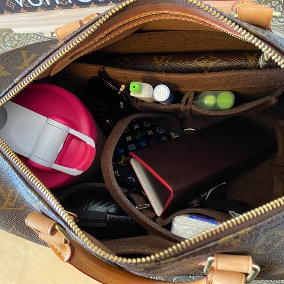 👑🤩AlgorithmBags LV Speedy 30 Purse Organizer Chocolate Brown - Picture 7 of 16